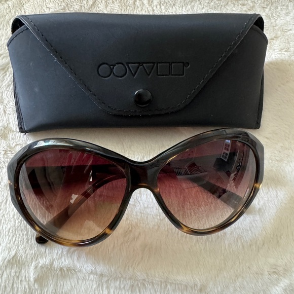 Neiman Marcus Accessories - Oliver Peoples Oversized Tortoise Shell Sunglasses Handmade in Japan Luxury